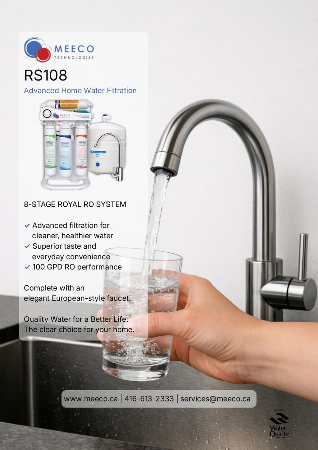 RS-108 8-Stage Water RO System